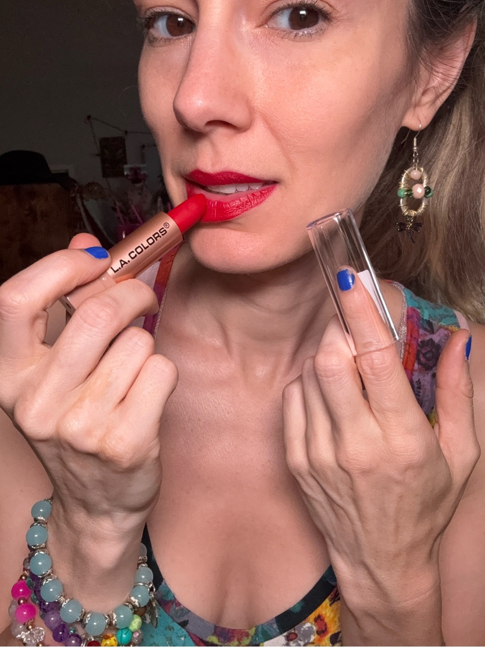 “Victory” L.A. Colors Vivid Red Lipstick